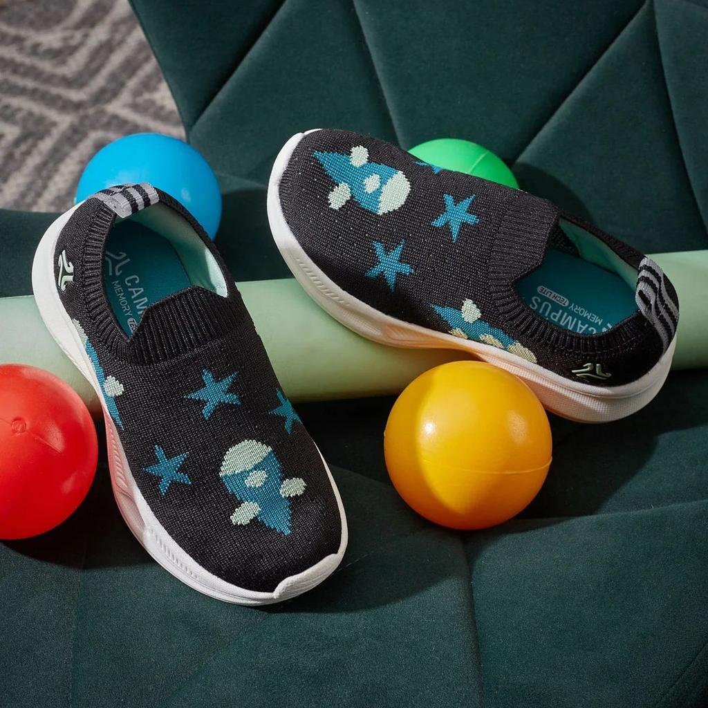 TIRLO K Black Kids Walking Shoes