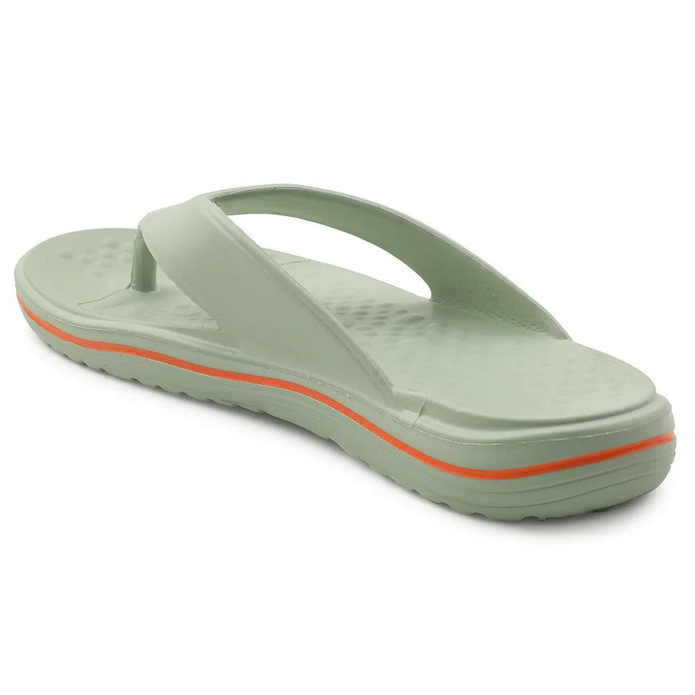 A-HA Casual Light Green Flip Flop For Men BEACHTIME By Liberty — photo 5