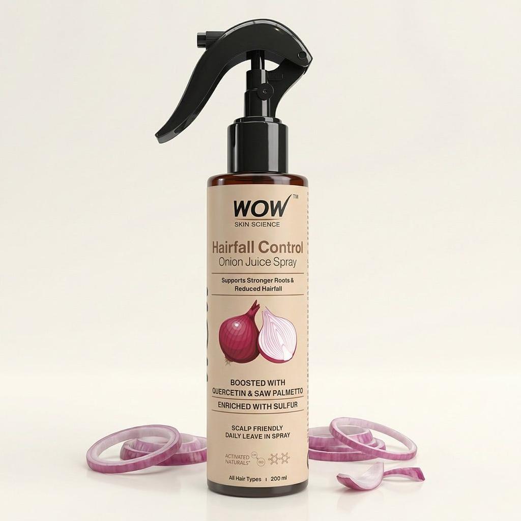 Onion Juice Hairfall Control Spray Strengthens Roots & Reduces Hair