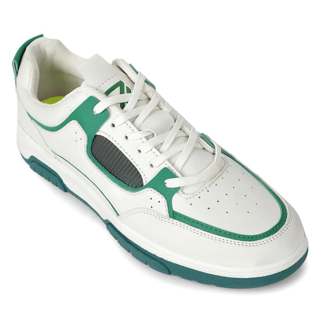 LEAP7X Green Casual Lacing Sneakers for Men JETSTEP-E by Liberty