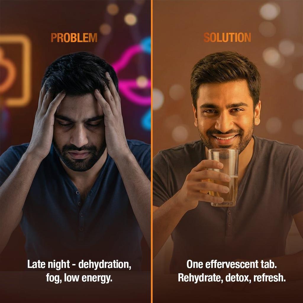Party Ready Hangover Relief Effervescent Tablets Fast Recovery