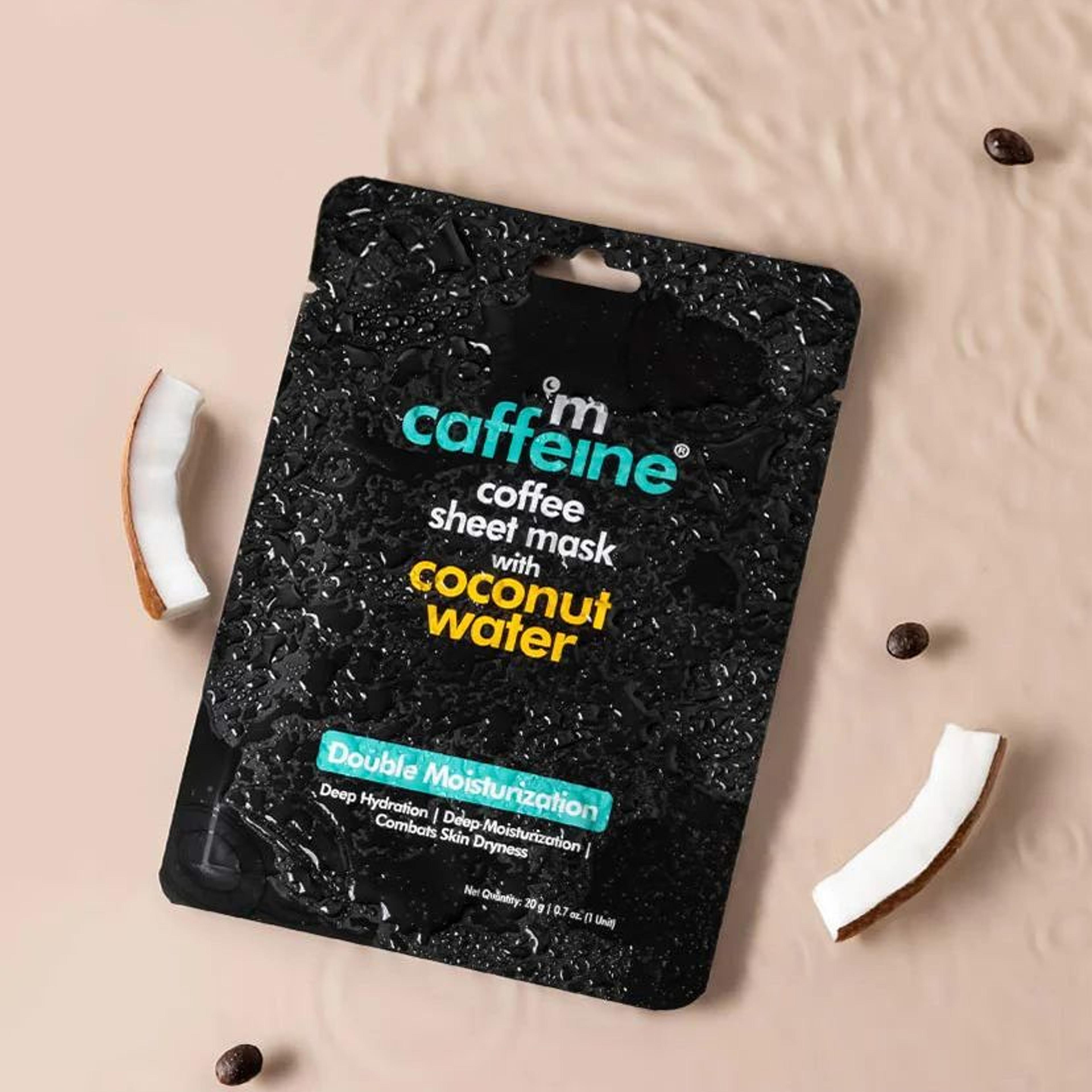 Coconut Water Coffee Sheet Mask - 20g each