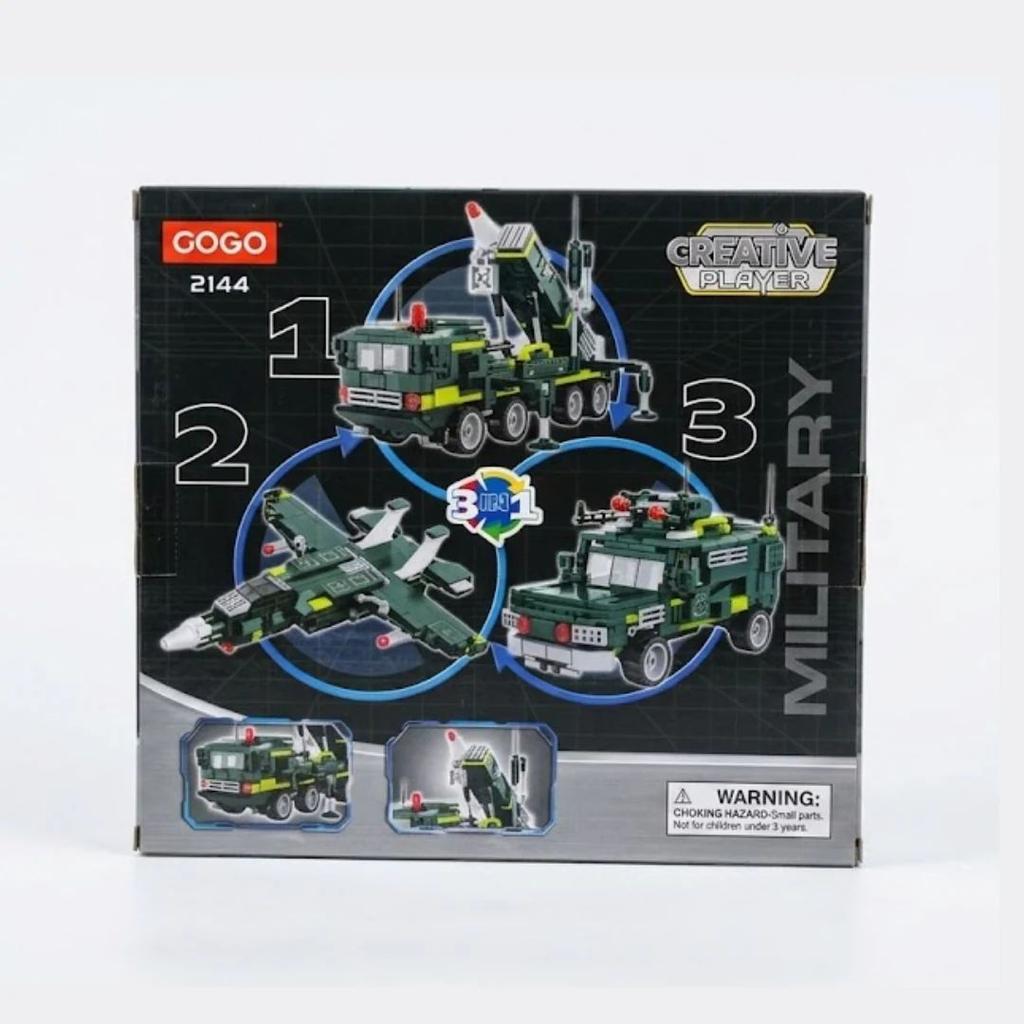 Military 3 In 1 Combat Vehicle Building Blocks – Command The Battlefield — photo 4