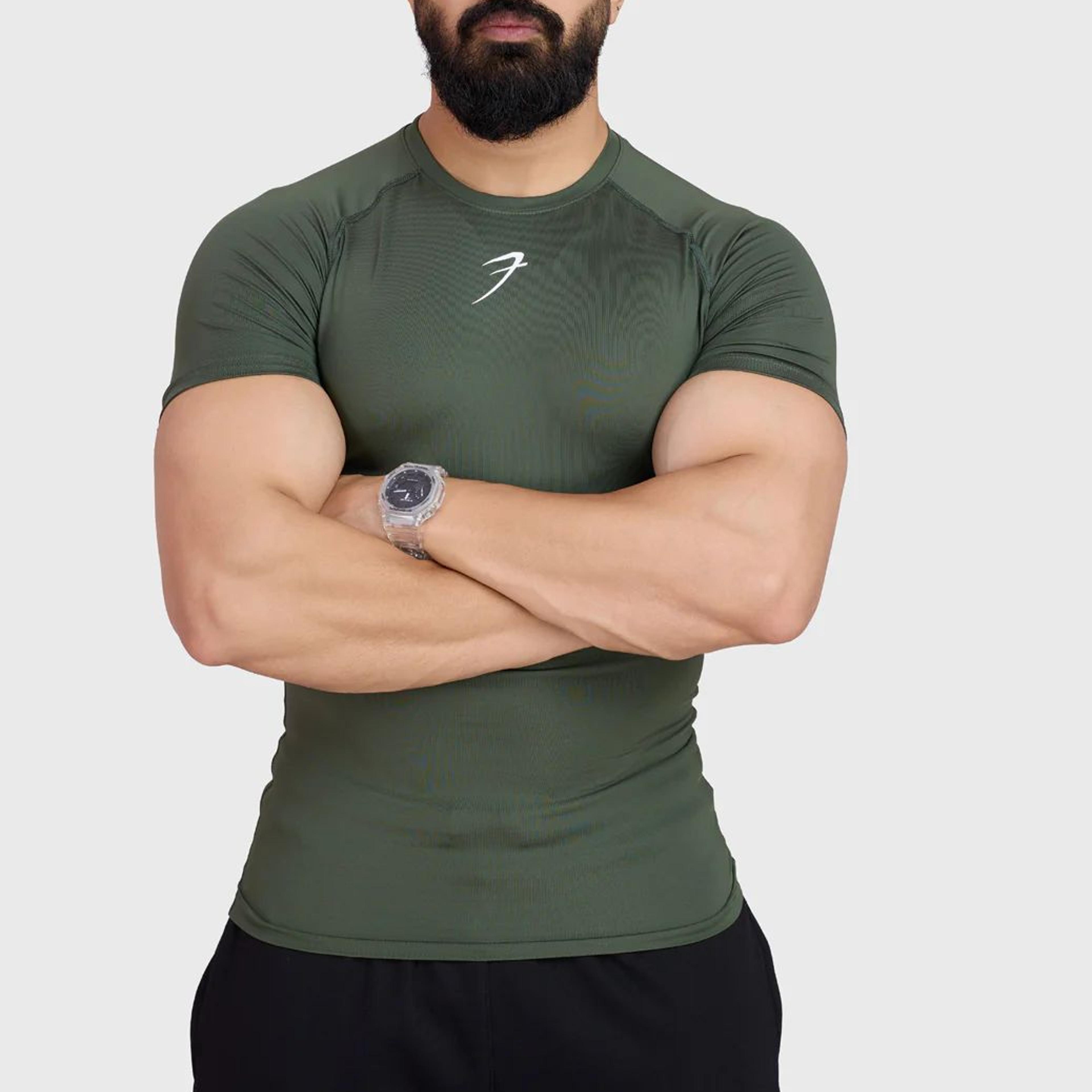 Compression T-shirt Olive