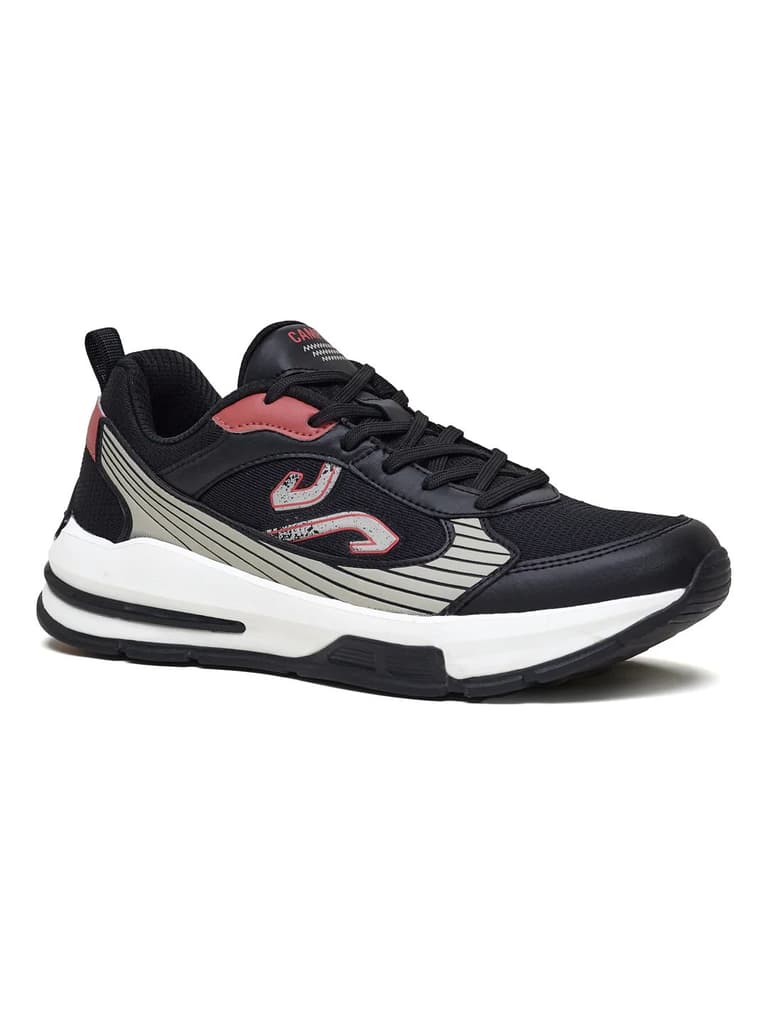 DENRO Black Men's Sneakers — Black / 6
