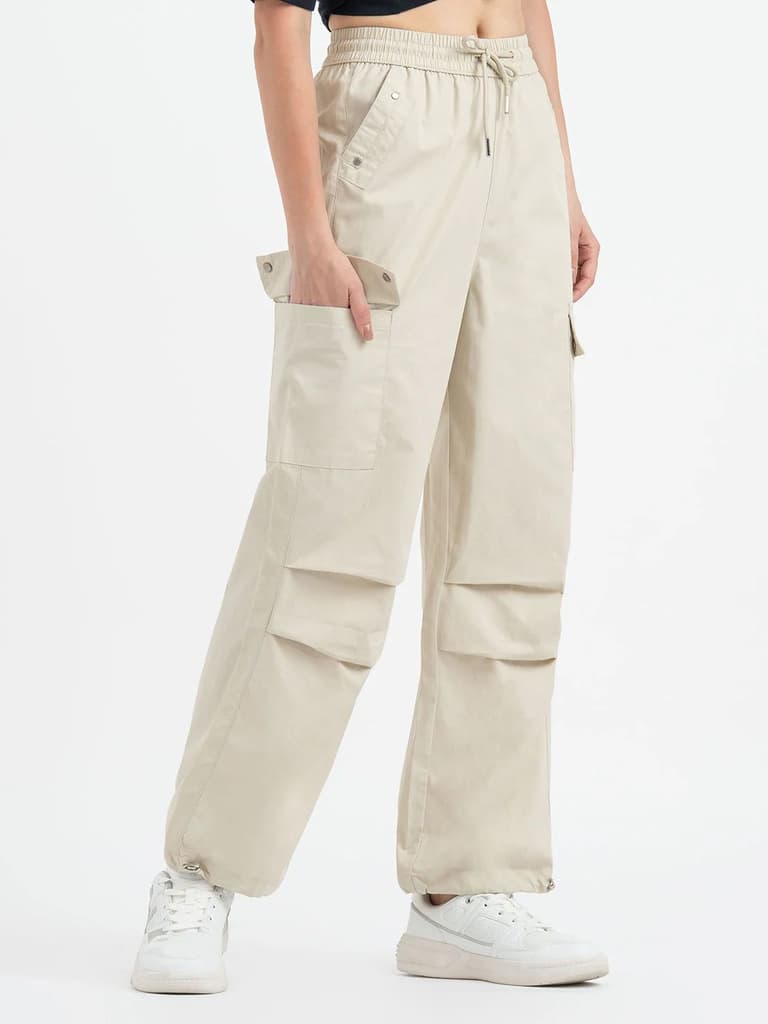 Cargo Pants for Women in Beige — photo 6