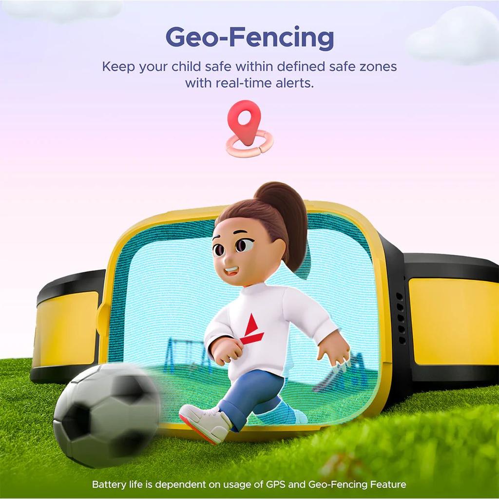 boAt Wanderer Smart | Premium Kids Smartwatch with 4G SIM and Wi-Fi Enabled, In-Built GPS, SOS Alerts, Geo Fencing — photo 5
