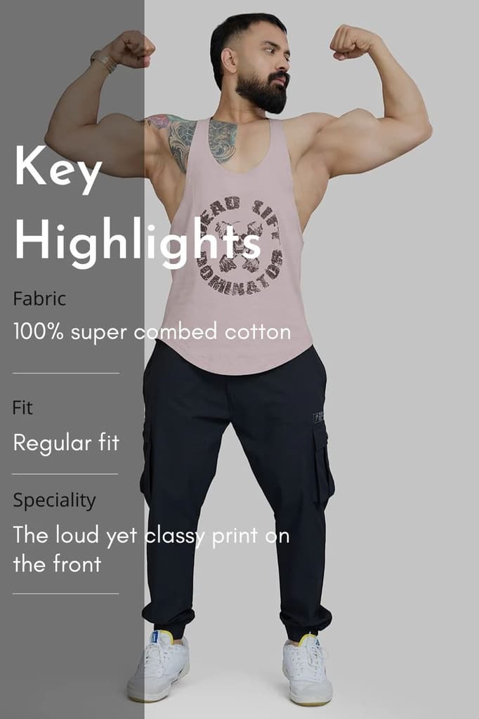 DeadLift Stringer Beige — photo 7