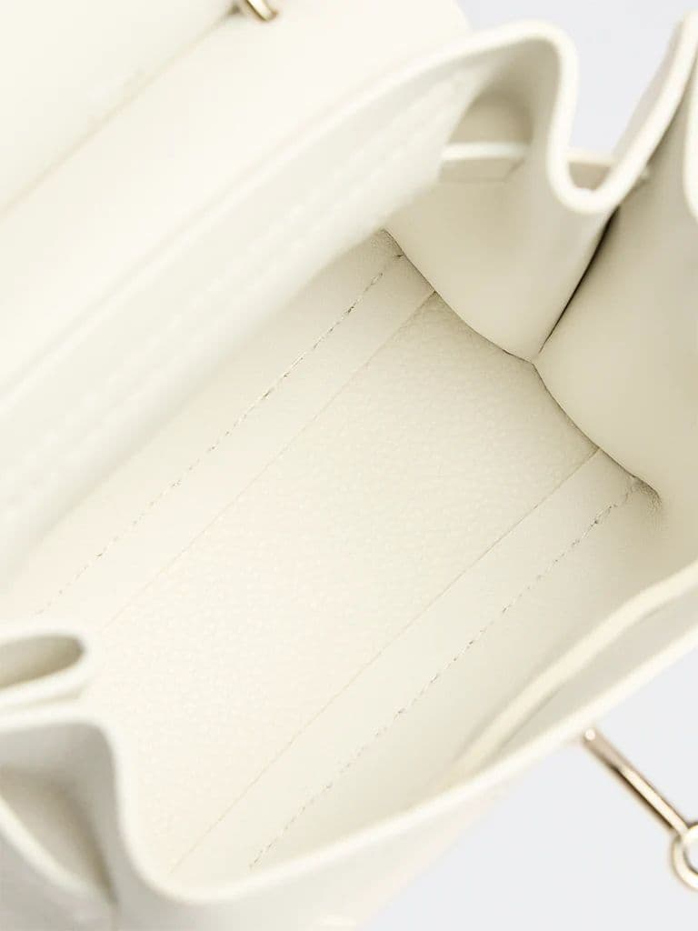 Westside White Textured Mini Sling Bag — photo 4