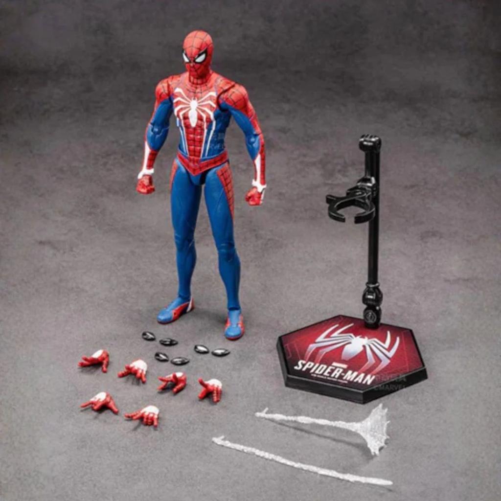 Spider Man Classic Suits Action Figure | Officially Licensed — Spider-Man - Advanced Suit (1950-01)