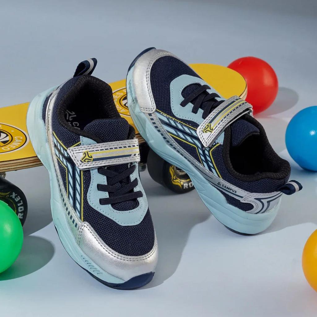 TORLO K Silver Kids Running Shoes