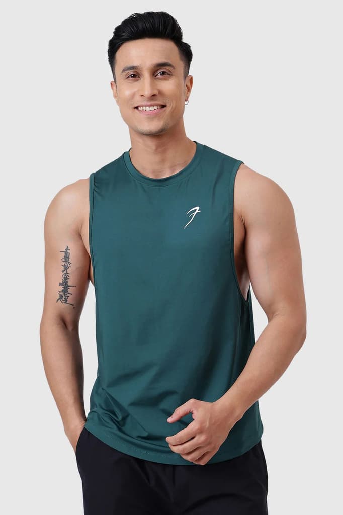 Urban Deep Arm Tank Emerald Green — S