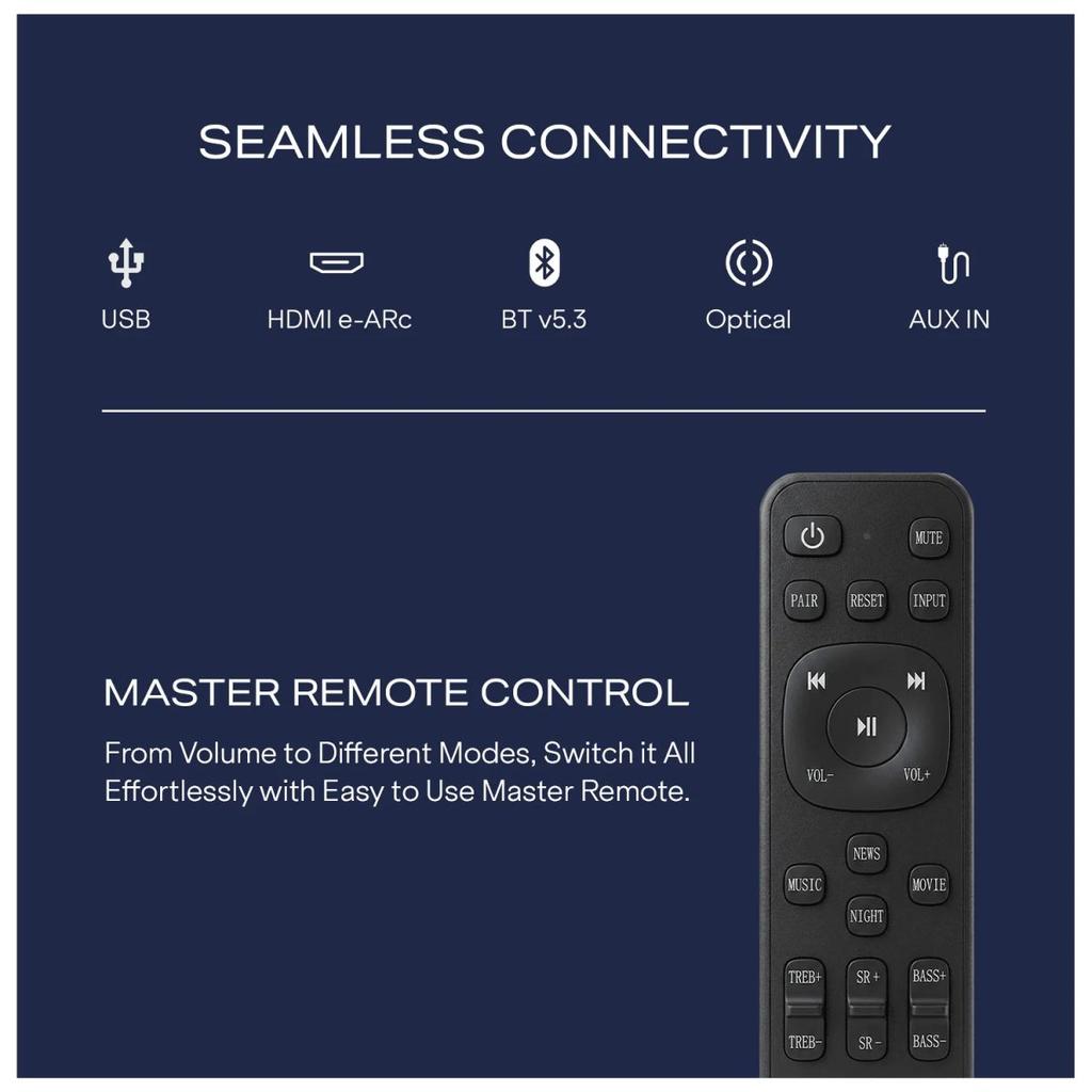 boAt Aavante Prime X | 700W 7.1.4 Channel Soundbar with Wireless Subwoofer & Satellites — photo 10