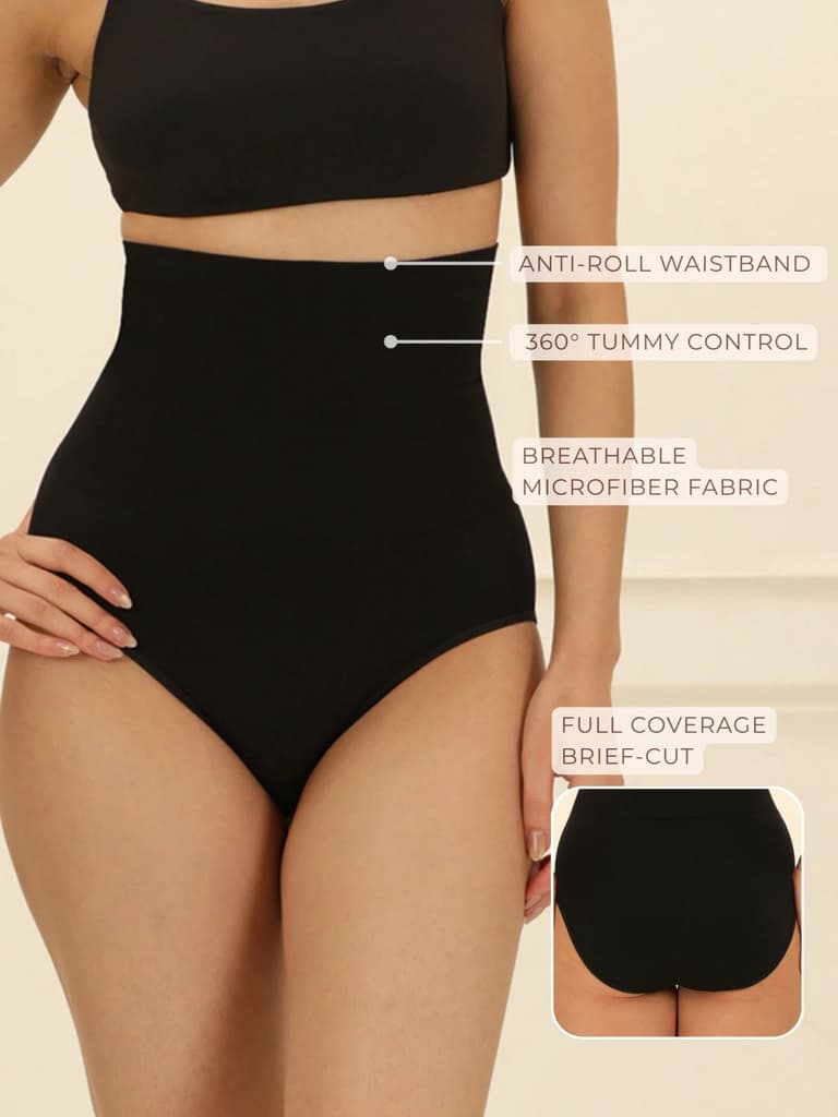 High Waisted Tummy Tucker Briefs — photo 2