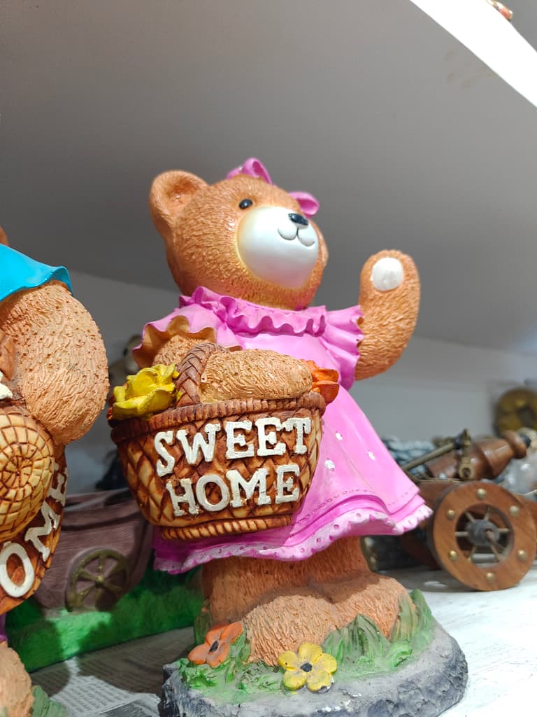 Pink Teddy Bear | Stuffed Animal | Plush | Sweet Home