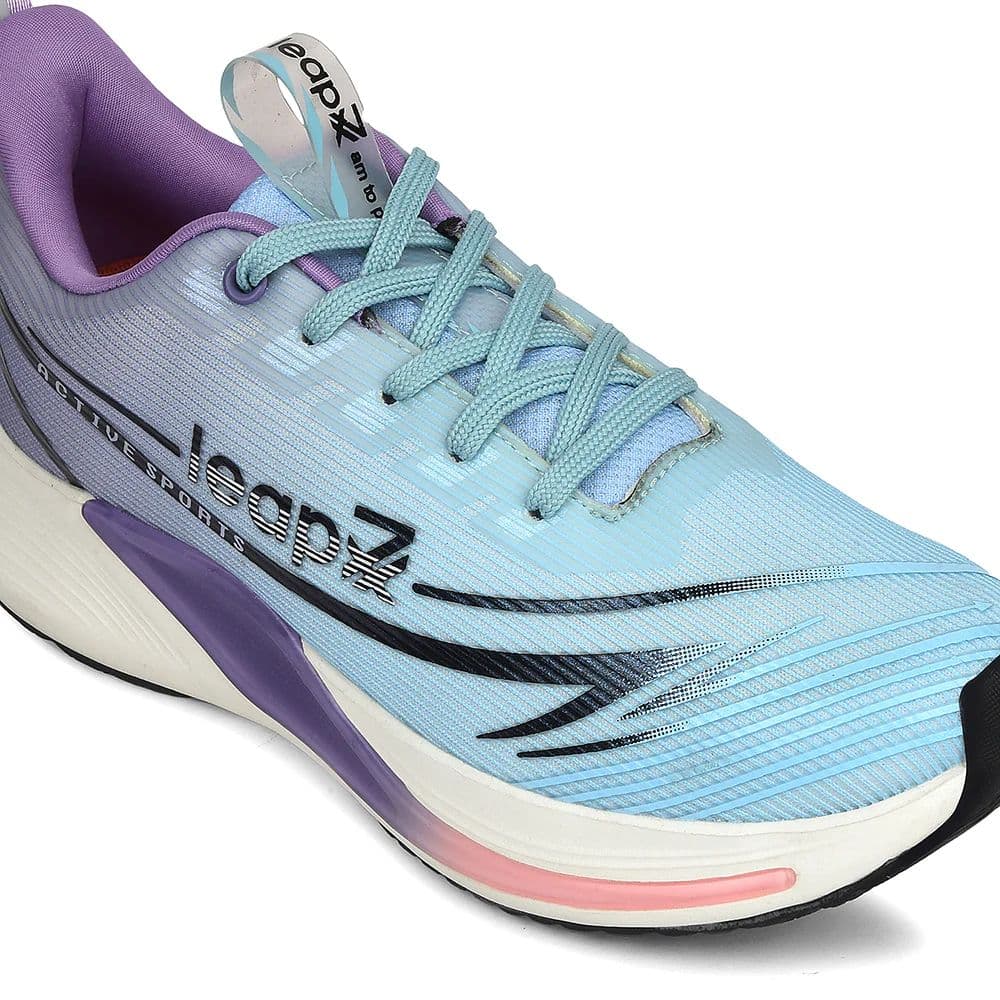 Leap7x Blue Sports Lacing Running Shoes For Women LIBYA-1 By Liberty — photo 4