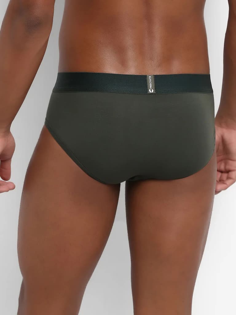 Men's Anti-Bacterial Micro Modal Brief in Solid Waistband (Pack of 1) — photo 3