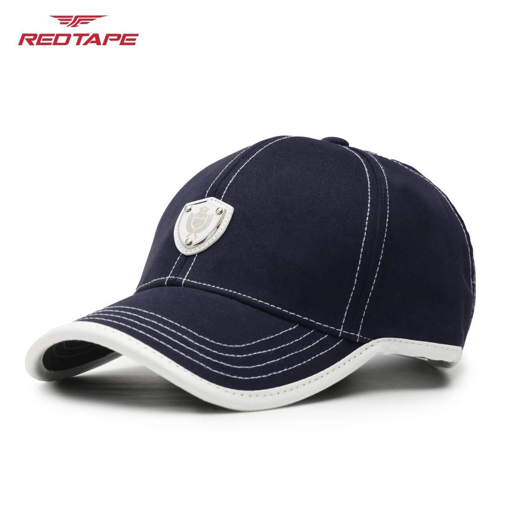 Unisex Navy Blue Solid Cotton Twill Baseball Cap with Adjustable Strap — photo 7