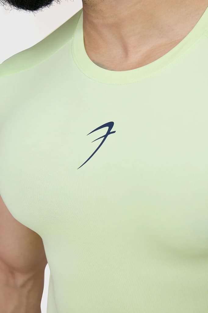 Compression Sleeveless Tank Lime — photo 3