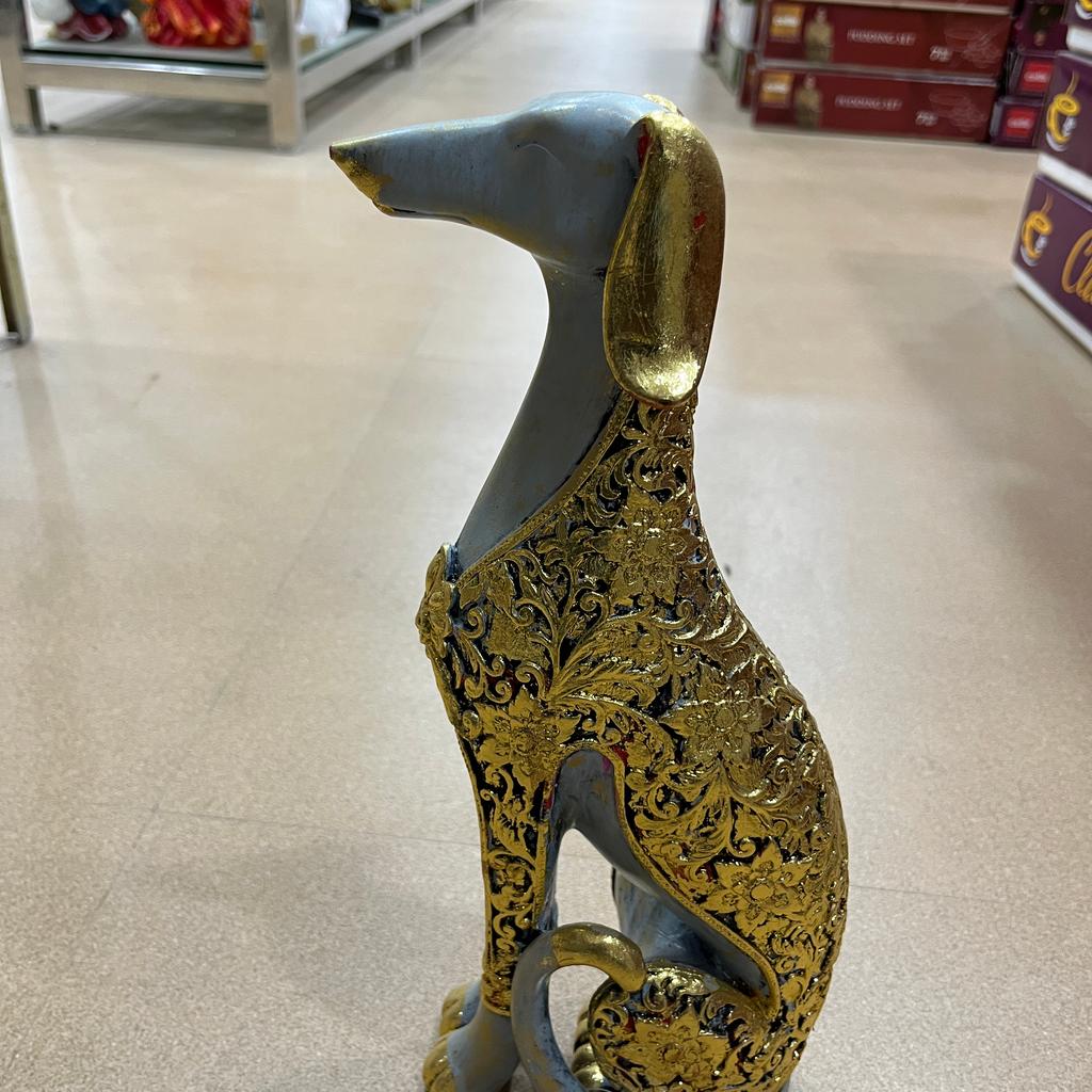 Gold Statue of a Dog | Sculpture | Gold | Gold