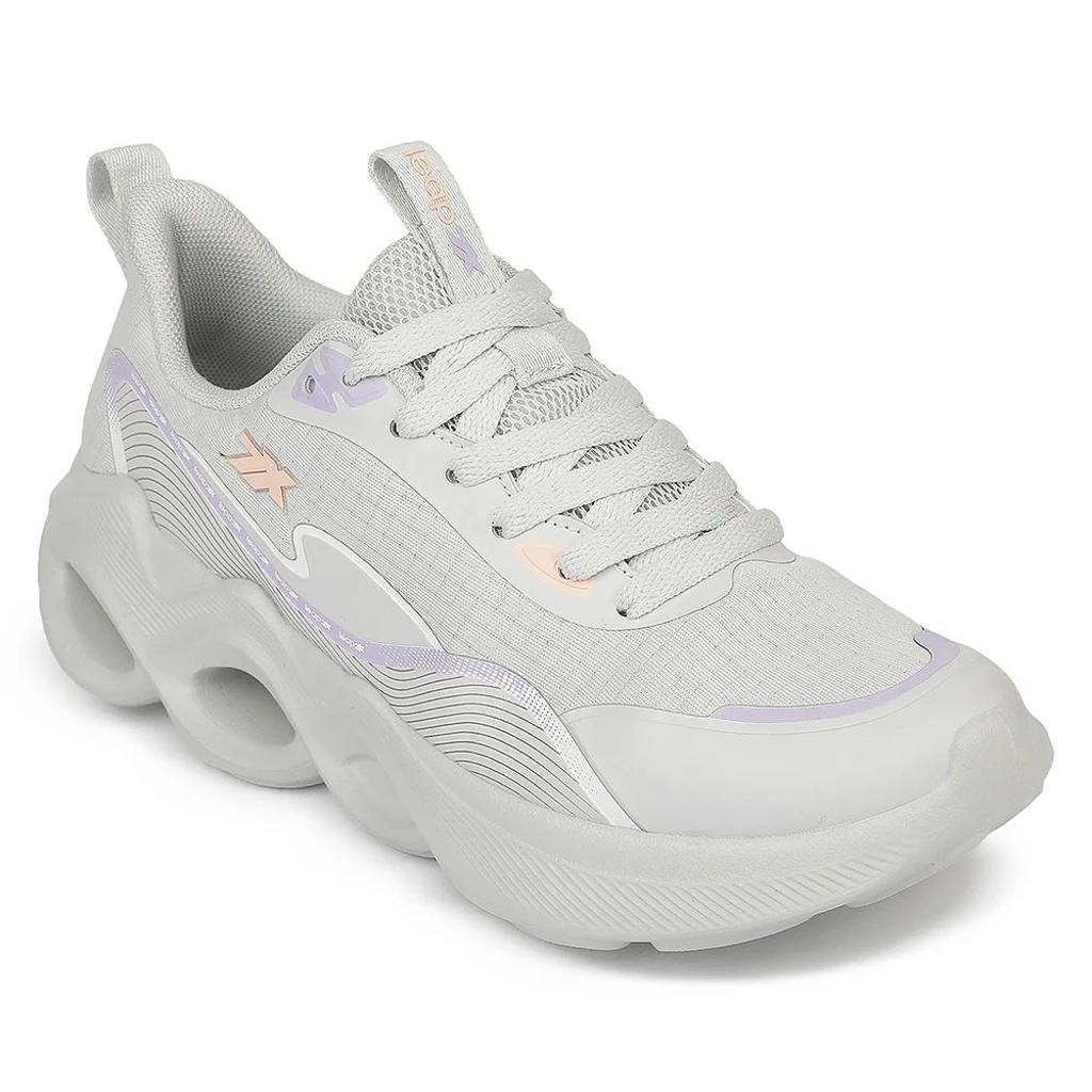 LEAP7X ZQ-DWL-02 Airflow Outsoles Grey Sports Walking Shoes for women by Liberty