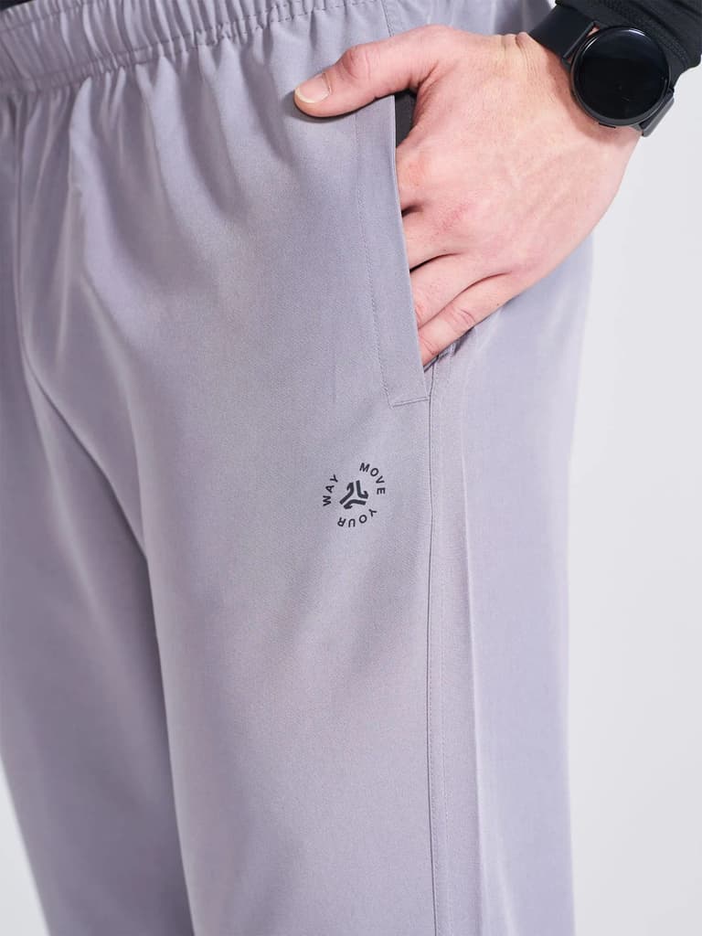 Men's Grey Regular Fit Track Pants — photo 3
