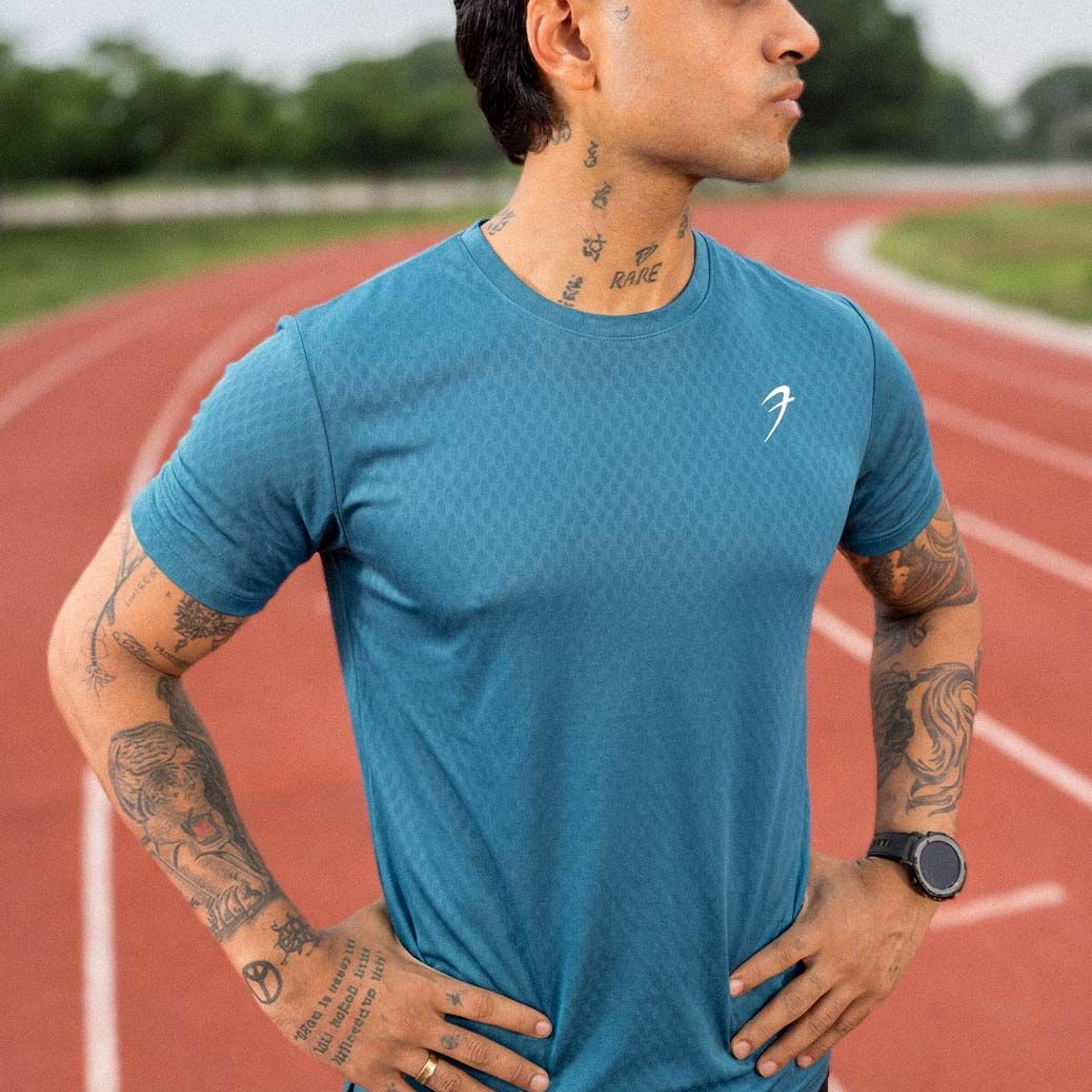 Motion Running T-shirt Teal