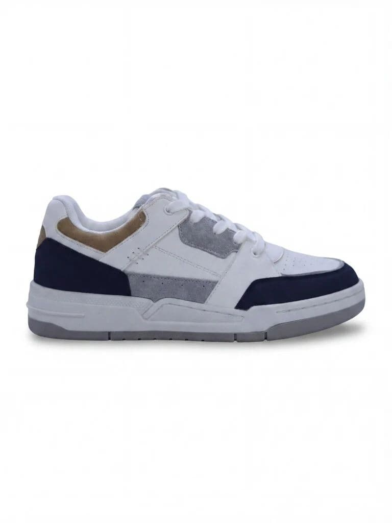 SOLEPLAY Navy Perforated Lace-Up Sneakers — photo 2