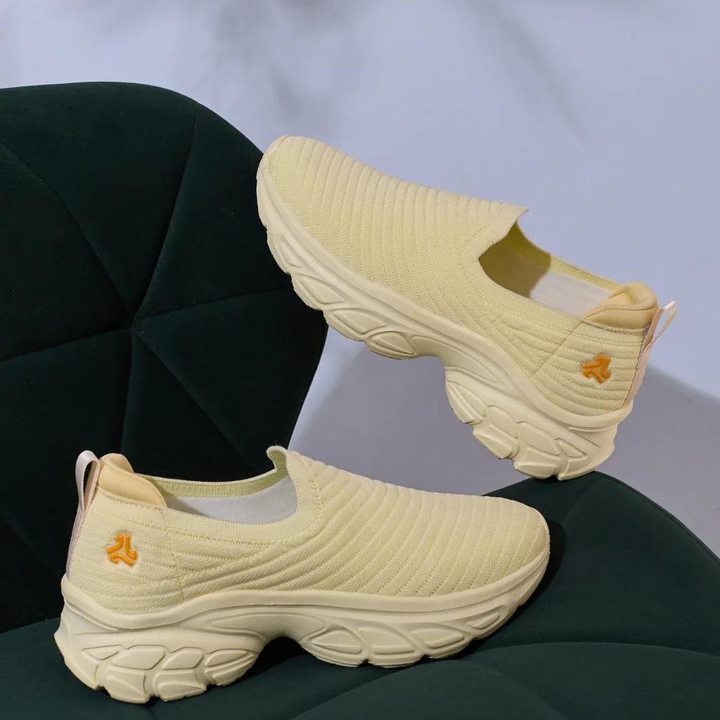 SPERO Yellow Women's Walking Shoes
