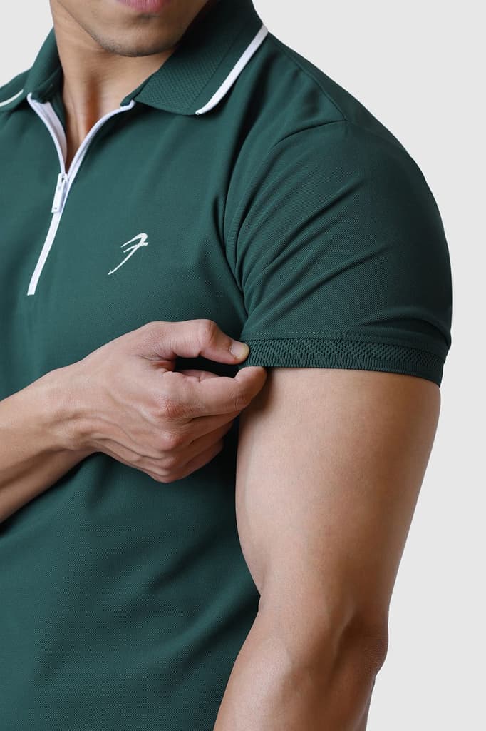 Stride Polo T-shirt Green — photo 4
