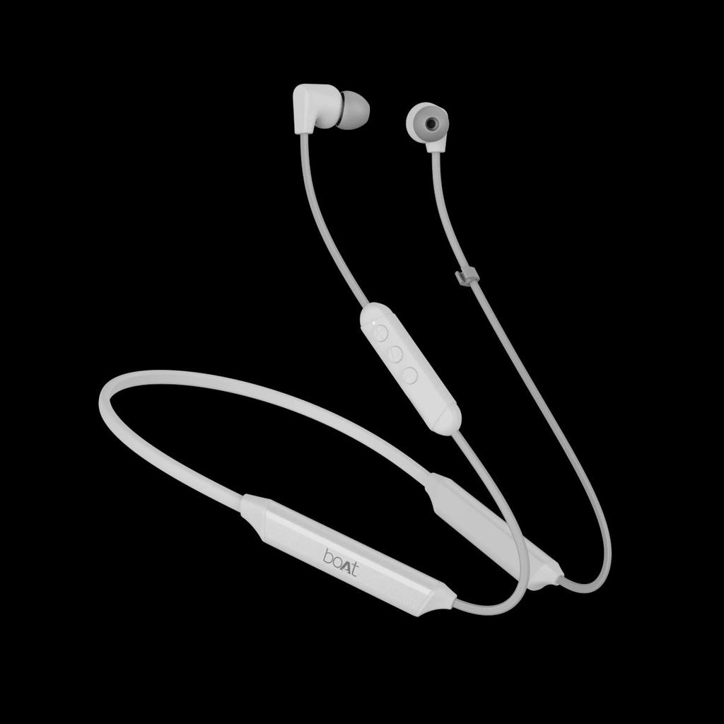 boAt Rockerz Trinity | Wireless Neckband Earphones with Crystal Bionic Sound powered by HiFi®️ DSP, 10mm Drivers, Upto 150 Hours Playback, ASAP™️ Charge, ENx™️ Technology — Kutch White