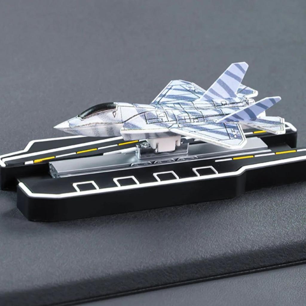 Sliding Fighter Jet Dashboard Decor – With Hidden Phone Number Display — photo 3