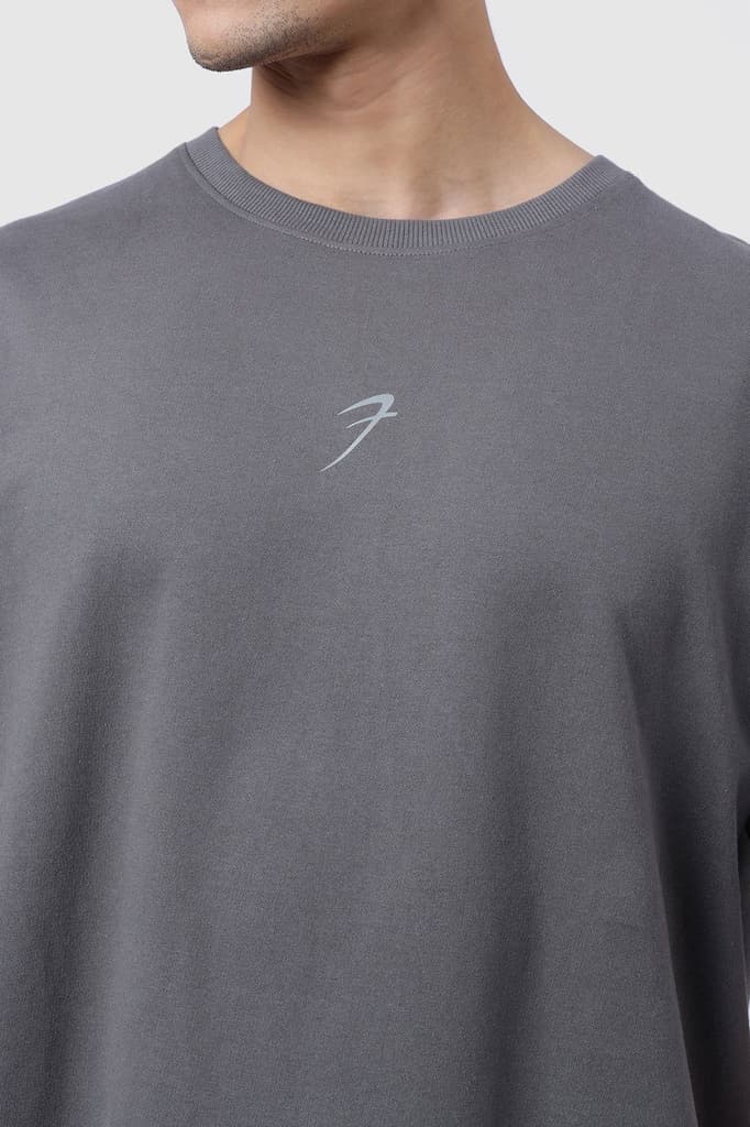 Fortitude Oversized T-shirt Dark Grey — photo 5