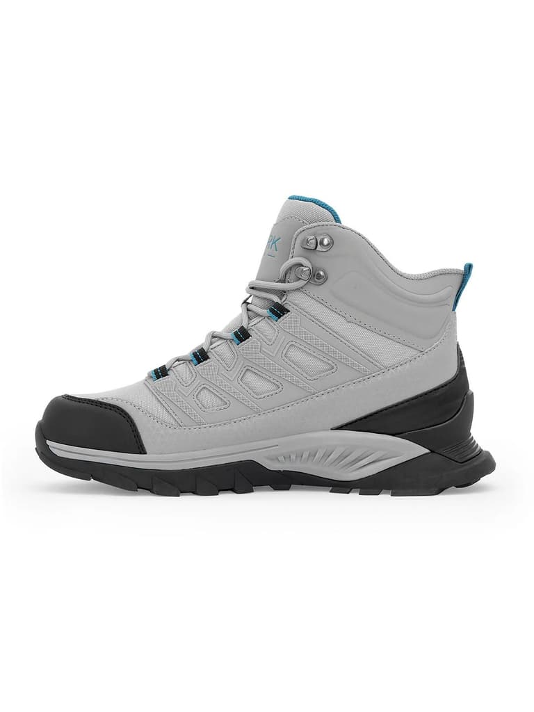 Light Grey Trekking Shoes for Men | High-Top Outdoor — photo 3