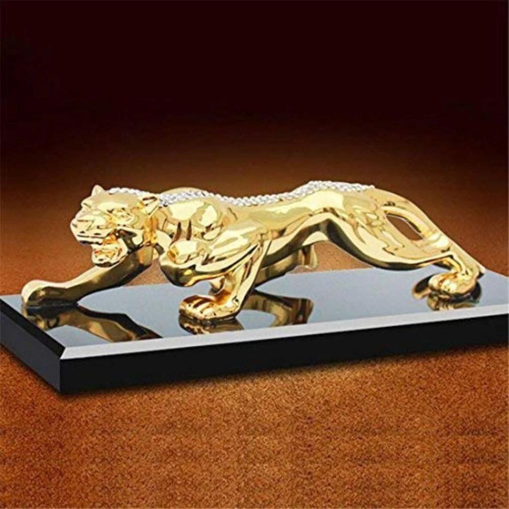 Resin Wild Cat Sculpture | Luxury Home Décor & Office Showpiece — photo 6