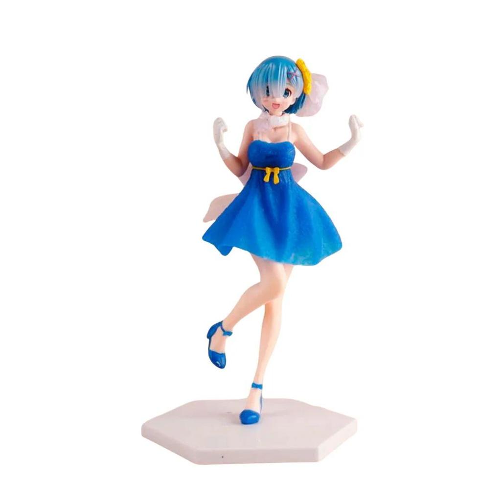 Rem Crystal Dress Ver. PVC Figure | Re:Zero Anime Collectible Figurine (25cm) — Blue Dress Rem