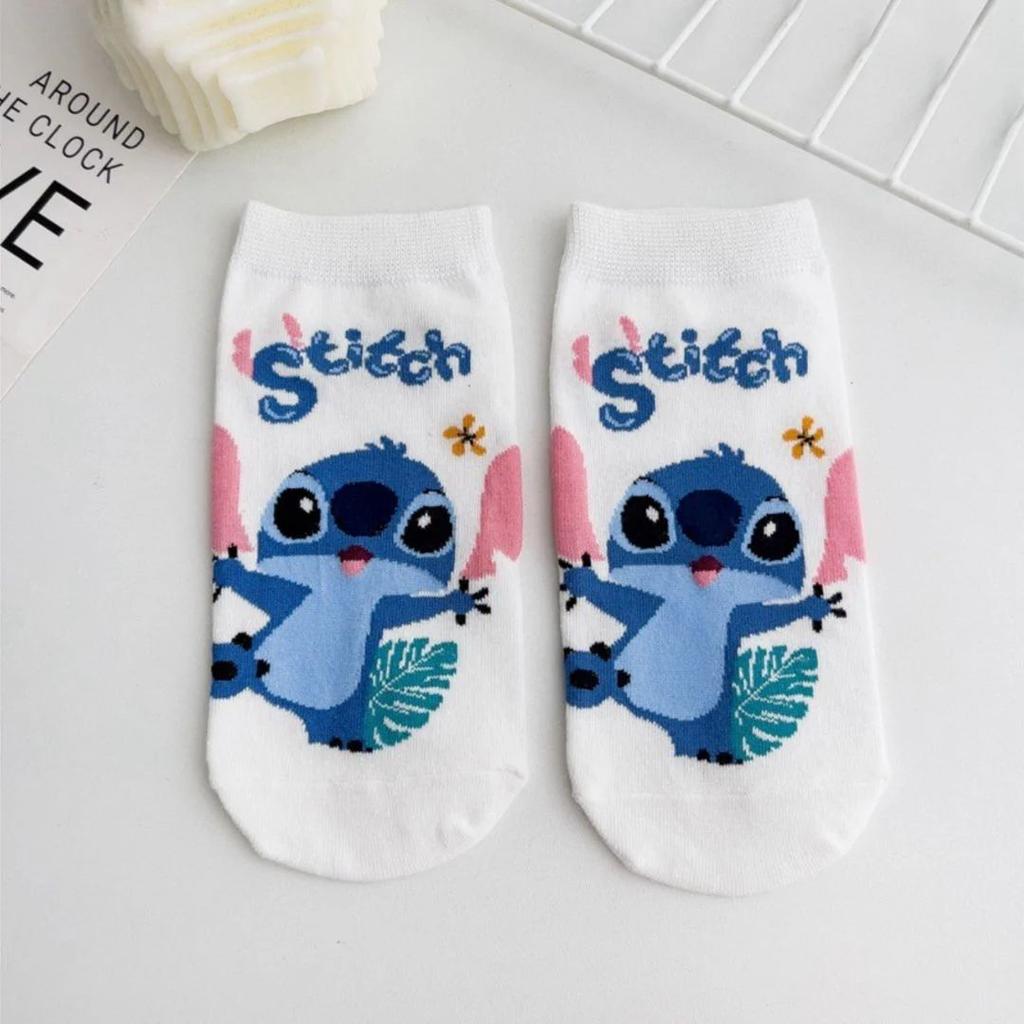 Stitch Theme Cotton Socks | Soft Breathable Casual Socks — photo 8