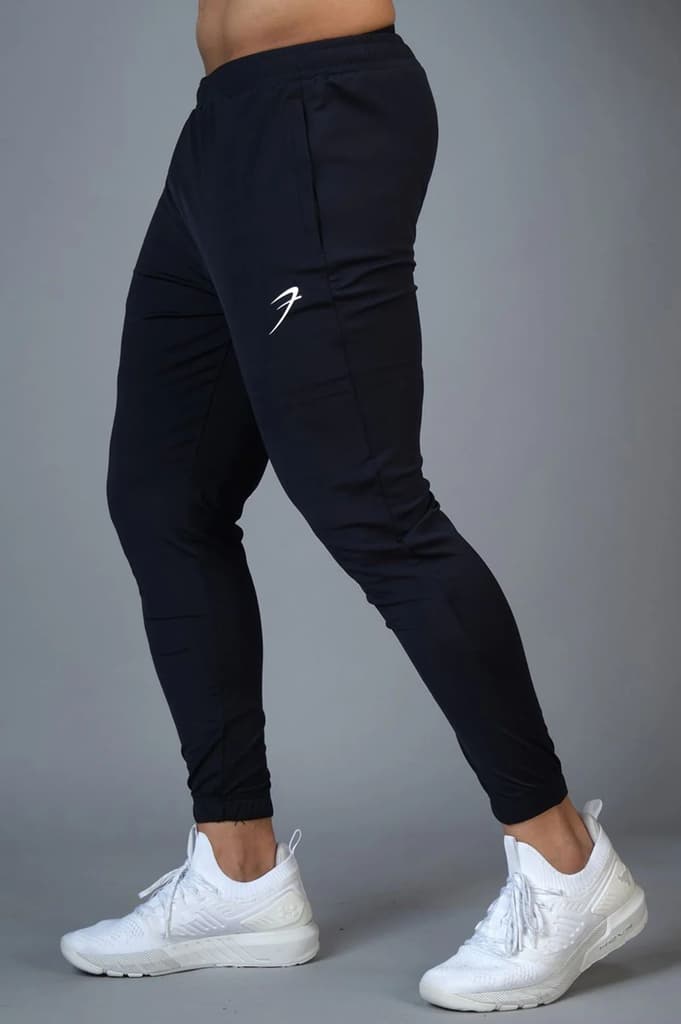 Identity Nylon Joggers Navy — S