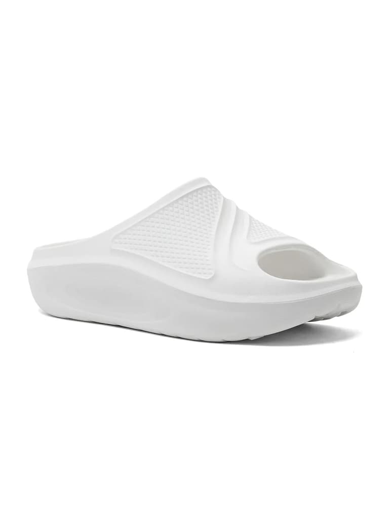 GC-4036 White Men's Slides — White / 6