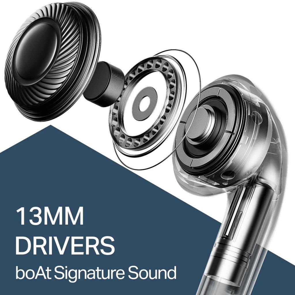 boAt Airdopes Beat | Wireless Earbuds with 35 Hours Playback & BEAST™ Mode