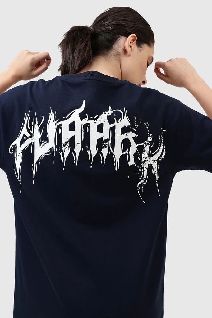 Ignite Oversized T-shirt Navy — photo 4