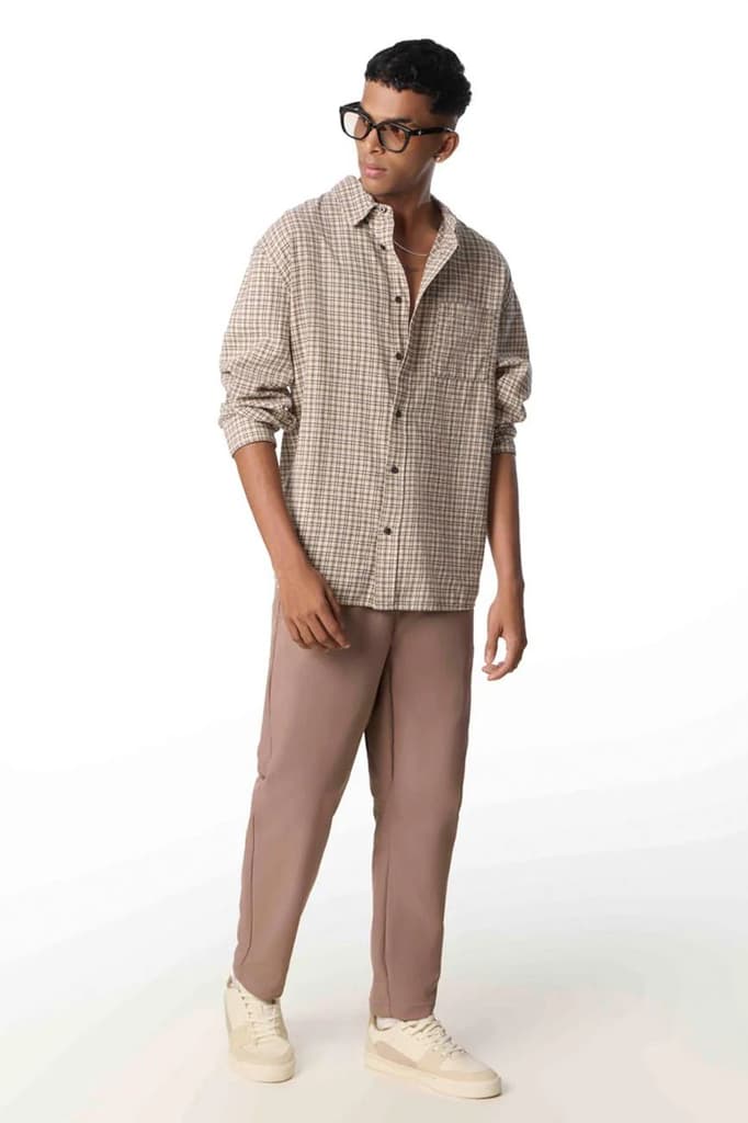 Versatile Relaxed Fit Trousers // Sandstone — S/28