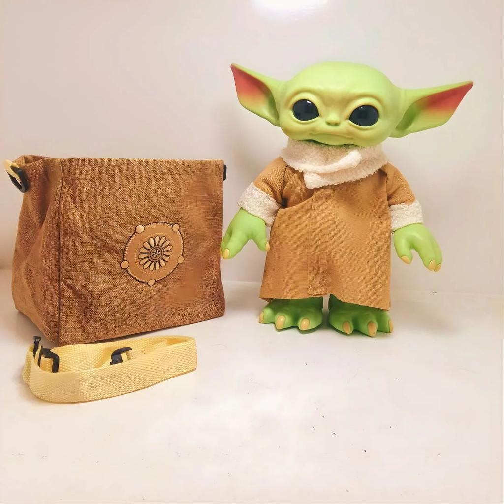 Grogu (The Child) 11-Inch Collectible Figure with Carry Satchel – Inspired by The Mandalorian — photo 2