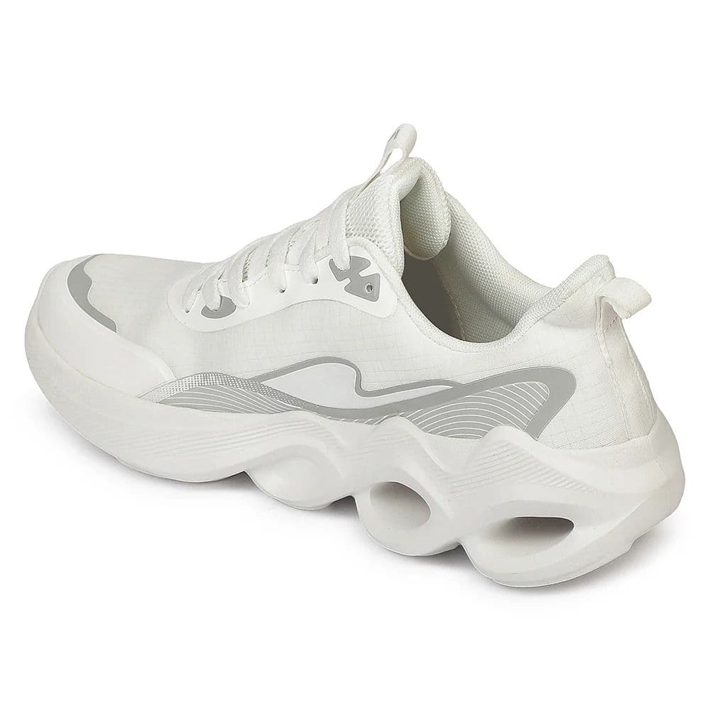 LEAP7X ZQ-DWM-01 Airflow Outsoles White Sports Walking Shoes for Men By Liberty — photo 3