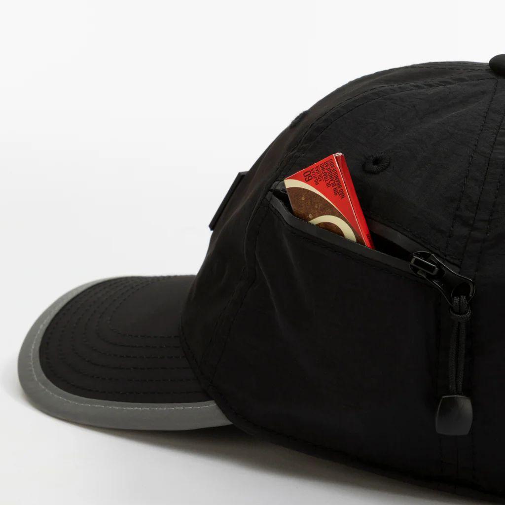 Foldable Outdoor Cap with Pocket // Black