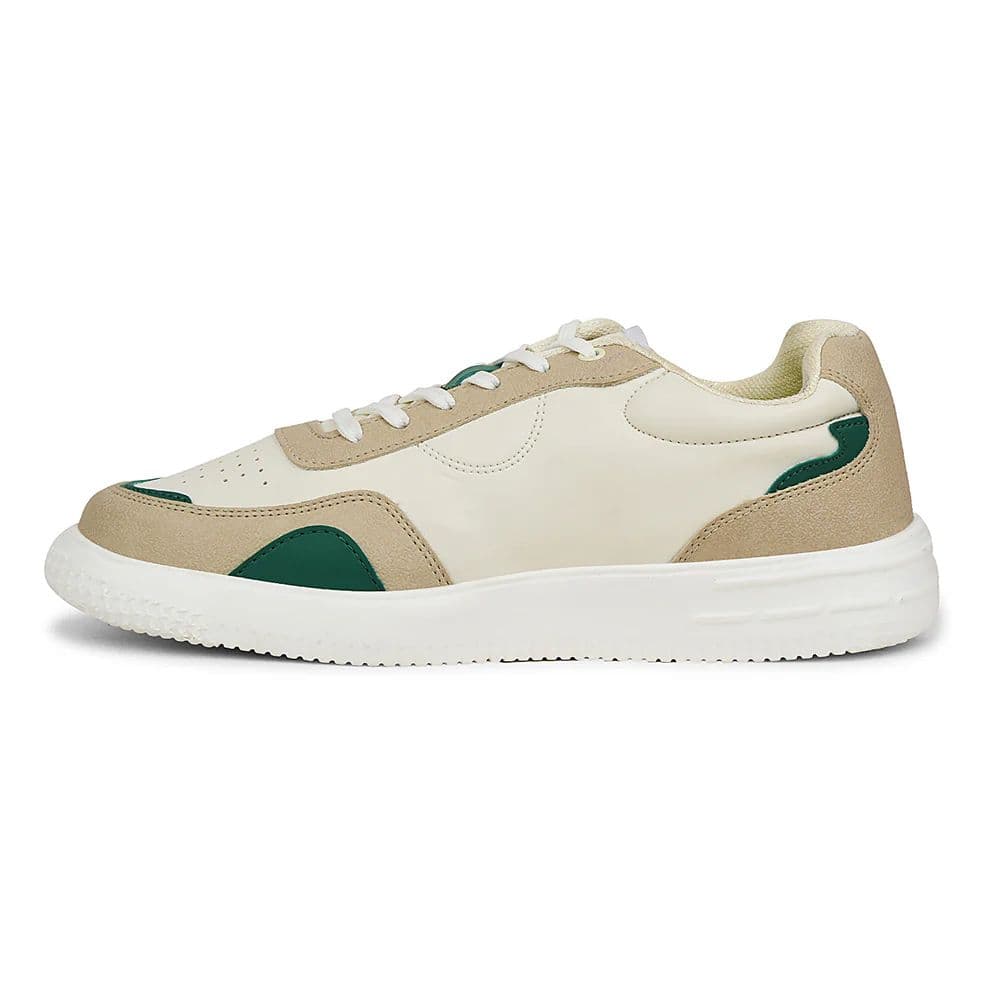 Leap7x White Casual Lacing Sneakers For Men AMAZER-3E By Liberty — photo 3