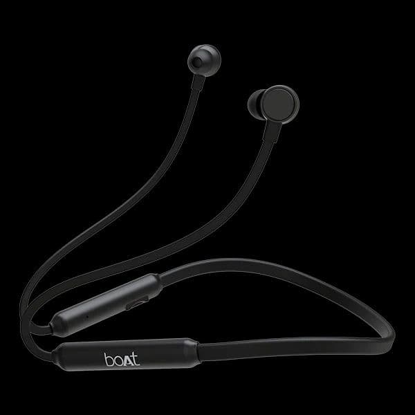 boAt Rockerz 103 Pro | Wireless Earphones with 10 mm Drivers, Single Press Voice Assistant, Up To 20 Hours Uninterrupted, ENx™ Technology — Fusion Black