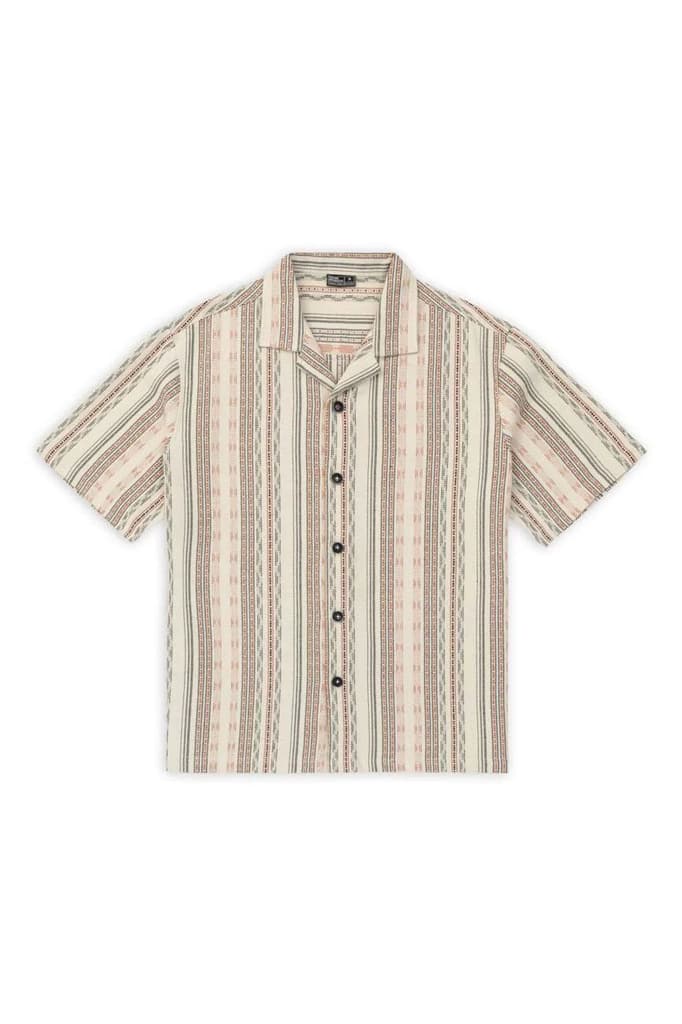 Retro Stripe Resort Shirt — S