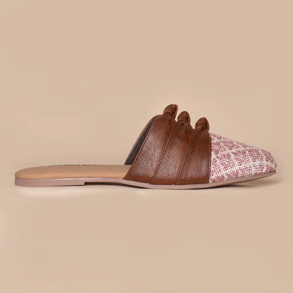 Chamoli Motif Knotted Mule — photo 7