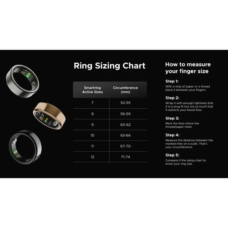 boAt Smart Ring Active | Smart Ring with Stainless Steel Design, 90% Lighter, Health Monitoring, Magnetic Charging Case — photo 4